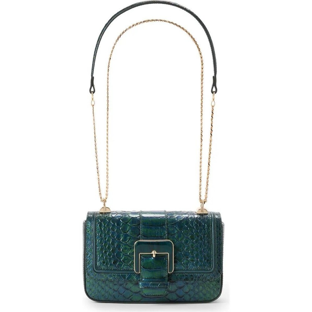 $345 Brahmin The Rosa Handbag Evergreen Kalopsia Crossbody Shoulder Bag NWT - Picture 1 of 8